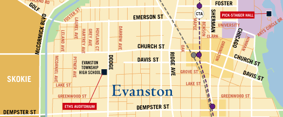directions to evanston township high school